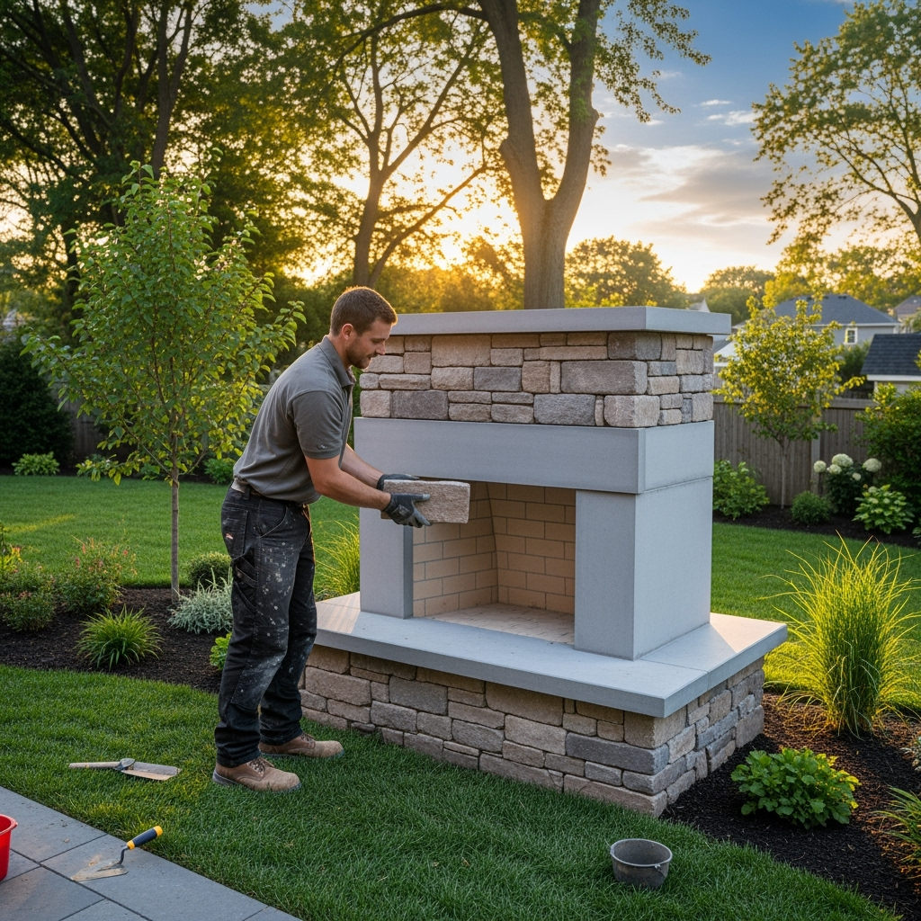 Why Outdoor Fireplace Installation in NJ Is the Best Upgrade for Your Yard This Year